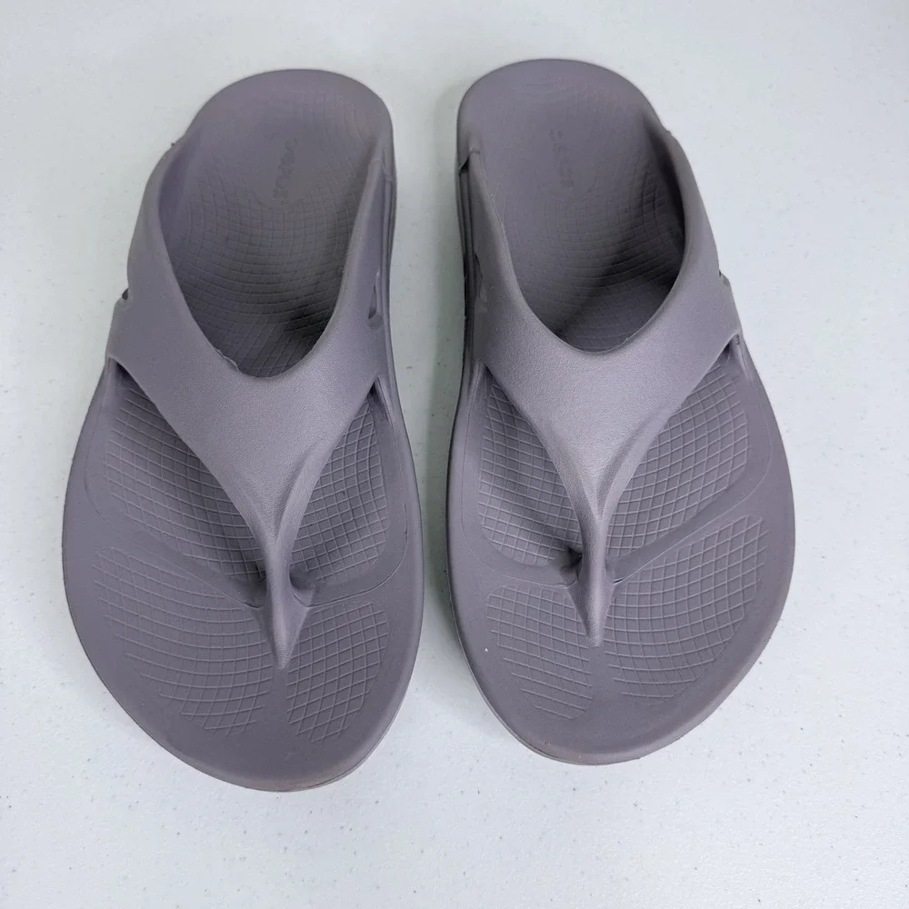 Oofos OOriginal Recovery Sandals Flip Flops Comfort Purple Unisex M10 W12